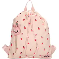 Zebra trends Buddies Gymtas Rugzak Konijn Roze