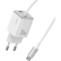 Usams Lader 30W Gań Voor Lightning Iphone 11 12 13 14 15 Snellader