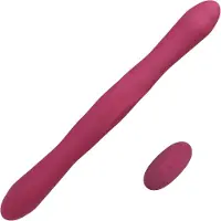 Doc Johnson - Dubbele Vibrator met Afstandsbediening - Rood