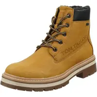 Tom Tailor Veterboots cognac / zwart