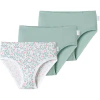 Schiesser Onderbroek ' Fine Rib ' mintgroen / lichtrood / wit