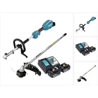 Makita DUX 18 RG2X1 accu multifunctionele aandrijving 18 V borstelloos + 2x accu 6,0 Ah + oplader