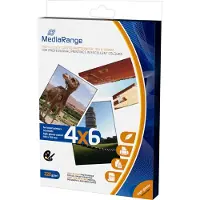 MediaRange Inkjet Fotopapier Hoogglanzend A6 220 g/m² Wit 50 Vellen