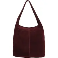 Charm London Suède Shopper Elisa Bordeaux