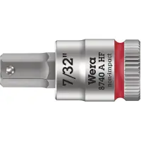 Wera 8740 A 05003387001 Inbus Dopsleutelinzetstuk Houderfunctie 6.3 mm 7/32 1/4 (6,3 mm)