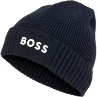 HUGO BOSS Muts 'Asic' donkerblauw / wit