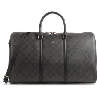 JOOP! Weekendtas donkerbruin / goud / zwart