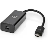 Nedis USB-C naar Mini DisplayPort adapter met DP Alt Mode (4K 60 Hz) / zwart - 0,10 meter