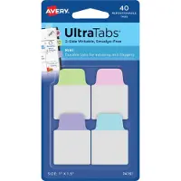 Avery Avery-Zweckform Plakindex 74761 40 stuks/pak Pastelblauw, Pastelroze, Pastellila, Pastelgroen