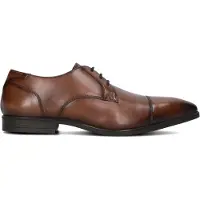 Stefano lauran Heren Geklede Schoenen Veter - Bruin - Maat 42