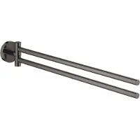 GROHE Essentials Handdoekhouder 2-Lids Hard Graphite