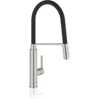GROHE Feel keukenkraan m. professionele handdouche staal
