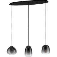 Eglo Aguilares Hanglamp - E27 - 84 cm - Glas - Zwart