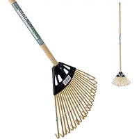 Synx Tools Grashark Bamboe - hark - onderhoud gras - Totale lengte 150 cm