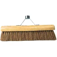 Synx Store Synx Tools Coco Bezem los 40 cm Zaalveger met steelhouder - Cocosharen - Zachte haren - Binnenbezem - koko bezem - zonder steel