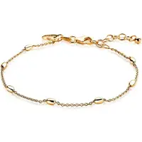 Zinzi zilveren fantasie armband geel verguld ovaal 16,5-20cm ZIA1655G