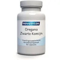 Nova vitae Oregano olie met zwarte komijn