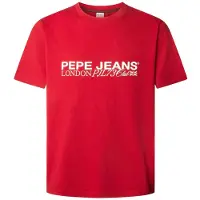 Pepe Jeans Shirt 'Matthew' rood / wit
