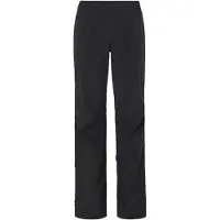 Vaude - Women's Yaras Rain Pants IV - Fietsbroek 40 - Long, zwart