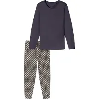 Schiesser Pyjama ' Comfort Essentials ' grafiet