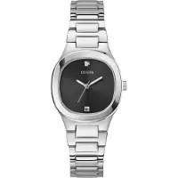 GUESS Analoog horloge 'GD Eve' zwart / zilver