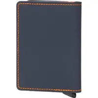 Secrid Slimwallet Portemonnee Matte night blue & orange