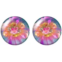 Charme Bijoux Clip oorbellen- Malva- Roze- 18 mm- geen gaatje-