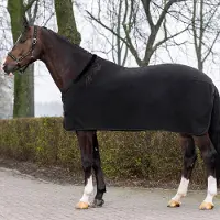 Hv Polo Fleecedeken Nena Zwart