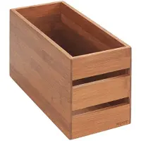 Wenko Bamboe kistje - 12 x 28 x 15 cm (S) - Stapelbaar