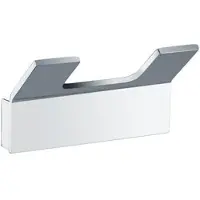 Eastbrook Vercelli messing handdoekhaak met hoek dubbel chroom