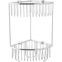 Eastbrook Solid messing doucherek dubbel hoek chroom
