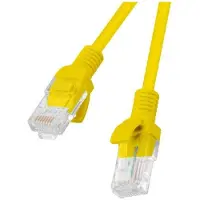 Lanberg PCU5-20CC-0025-Y netwerkkabel Geel 0,25 m Cat5e U/UTP (UTP)