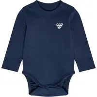 Hummel Rompertje/body navy / wit