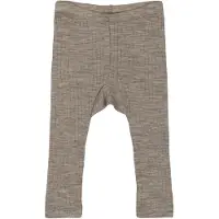 Mikk-Line - Kid's Merino Wool Legging - Merino-ondergoed 104, bruin