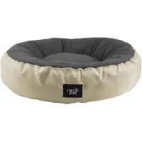 Beeztees Snuggle Dierenmand - M - Kattenmand en Hondenmand - Fleece Hondenkussen - Voor Honden en Katten - Grijs