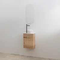 Best design Toiletmeubelset best-design mali halifax onderkast + mat wit meubelblad