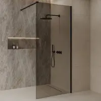 Best design Inloopdouche best-design dalis 90x200 cm nero mocha
