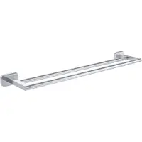Eastbrook Asti messing handdoekbeugel dubbel chroom