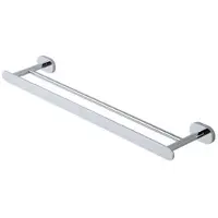 Eastbrook Salerno messing handdoekbeugel dubbel chroom 65cm