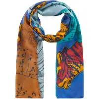 Codello Sjaal blauw / bruin