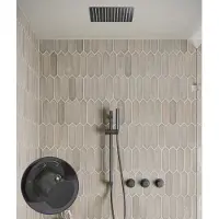 Saniclear Plus Curved inbouw regendouche met inbouw douchekop 30x30cm, glijstang en staafhanddouche verouderd ijzer - gunmetal
