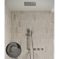 Saniclear Plus Curved Pro inbouw regendouche met inbouw douchekop 30x30cm, glijstang en staafhanddouche RVS