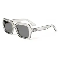 Vista Bonita ELBA – Zonneleesbril UV400 – Sterkte +4.00 – Kleur Kadushi Silver – Unisex model - Solide montuur – Grote pasvorm – Flexveren - Inclusief etui en doekje