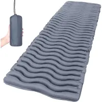 OEM Opblaasbare Camping Isomatte - Luchtmatras Voor Buiten - Waterdichte En Antislip Slaapmat - Lichtgewicht En Vochtbestendig - Ideaal Voor Kamperen - Trekking - Reizen