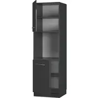 Vicco Fame-Line Ovenombouwkast – 60 cm open Antraciet Hoogglans
