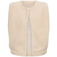 Retour Jeans gilet beige Meisjes Polyester Ronde hals Effen - maat 158/164