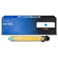 PrintAbout Toner 841928 (MP C2503) Cyaan Hoge capaciteit geschikt voor Ricoh