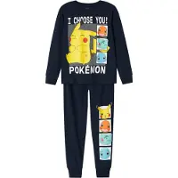 Name it Nachtkledij 'NKMAbel Pokemon' navy / geel / mintgroen / wit