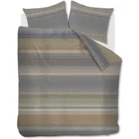 Kardol Dekbedovertrek Beaming Blauw Grijs Satijn-240 x 200 / 220 cm | Lits-Jumeaux
