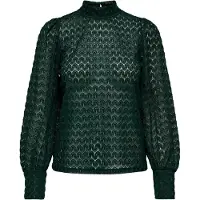 ONLY Blouse 'AVERY' donkergroen